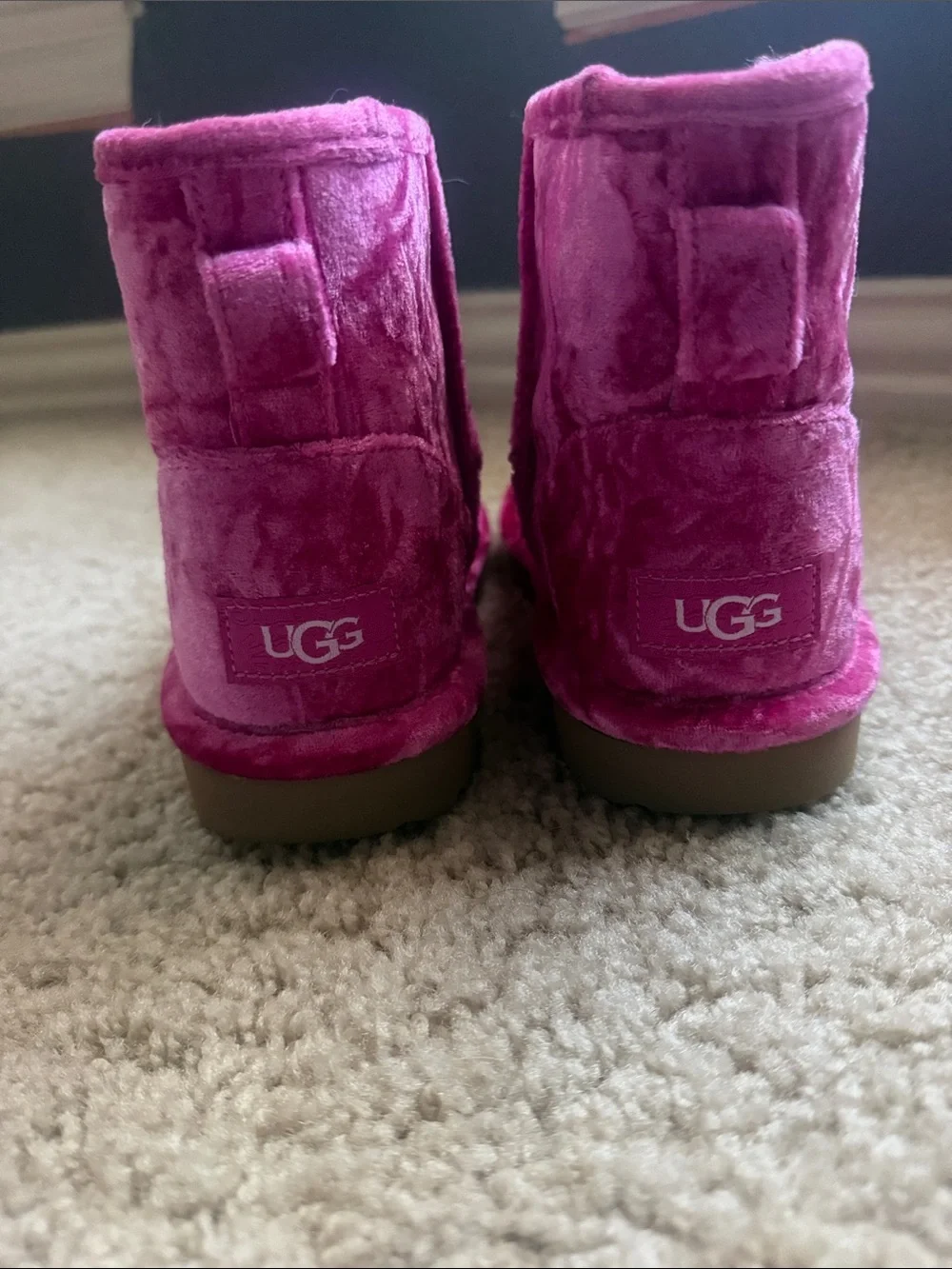 UGG Kids Plush Boot - Hot Pink